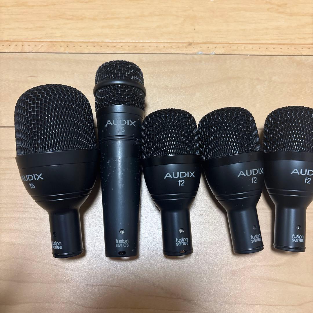 AUDIX ダイナミックマイク fusionシリーズ　セット売り