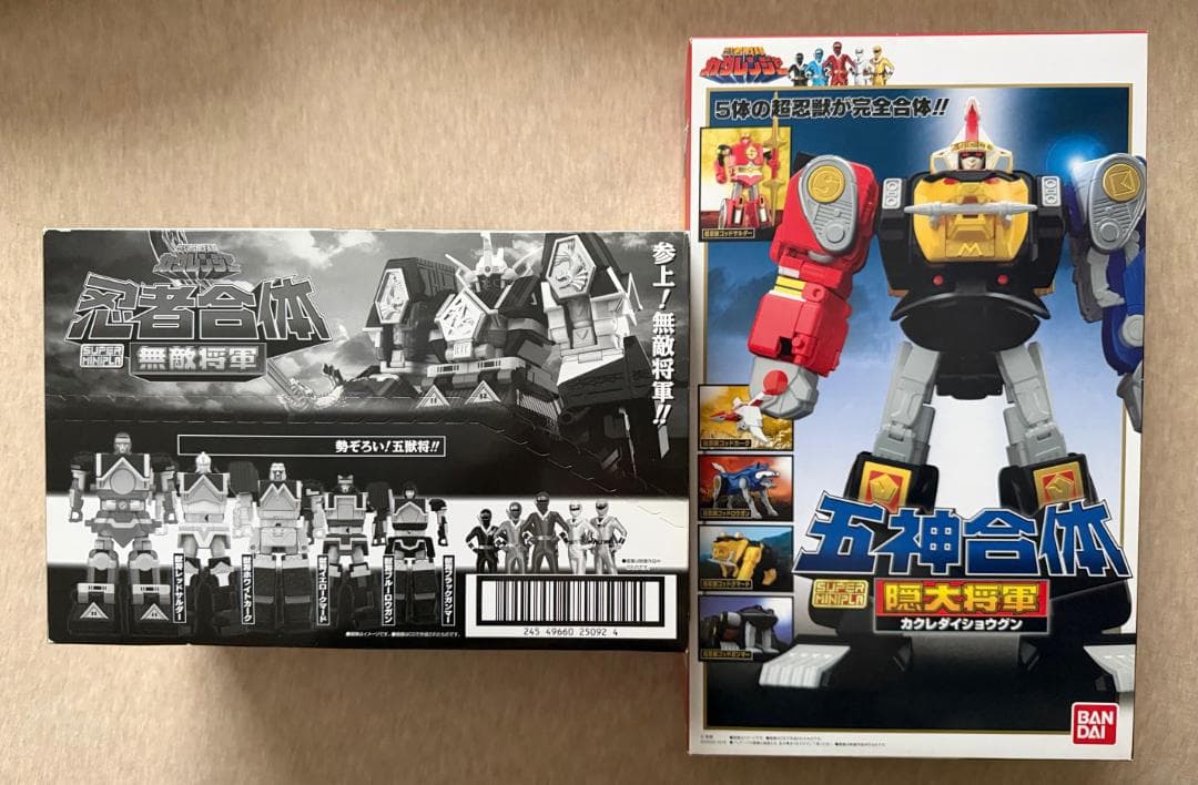 新品未使用「スーパーミニプラ/忍者合体無敵将軍/五神合体 隠大将軍/ツバサマル」