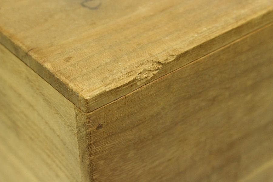 鍋島 象耳 染付 山水紋 花瓶 共箱 美品(BB494)