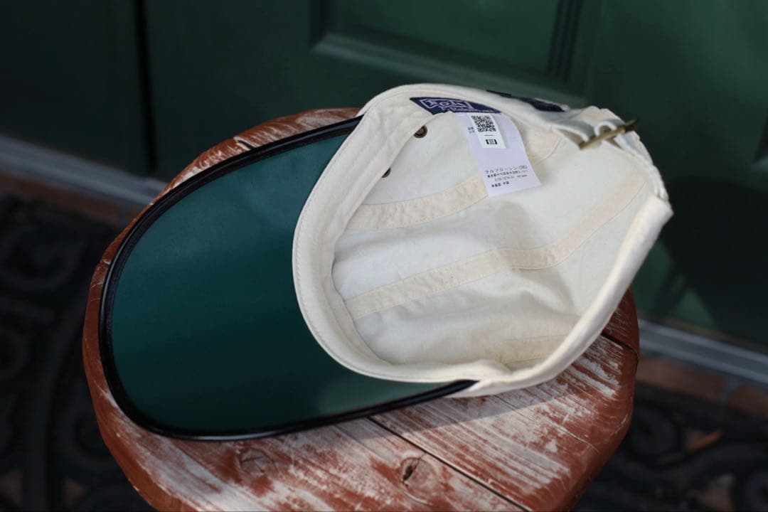 b*n様 ロングビル　キャップ　ラルフローレン　クエーカーマリンサプライ　オイス