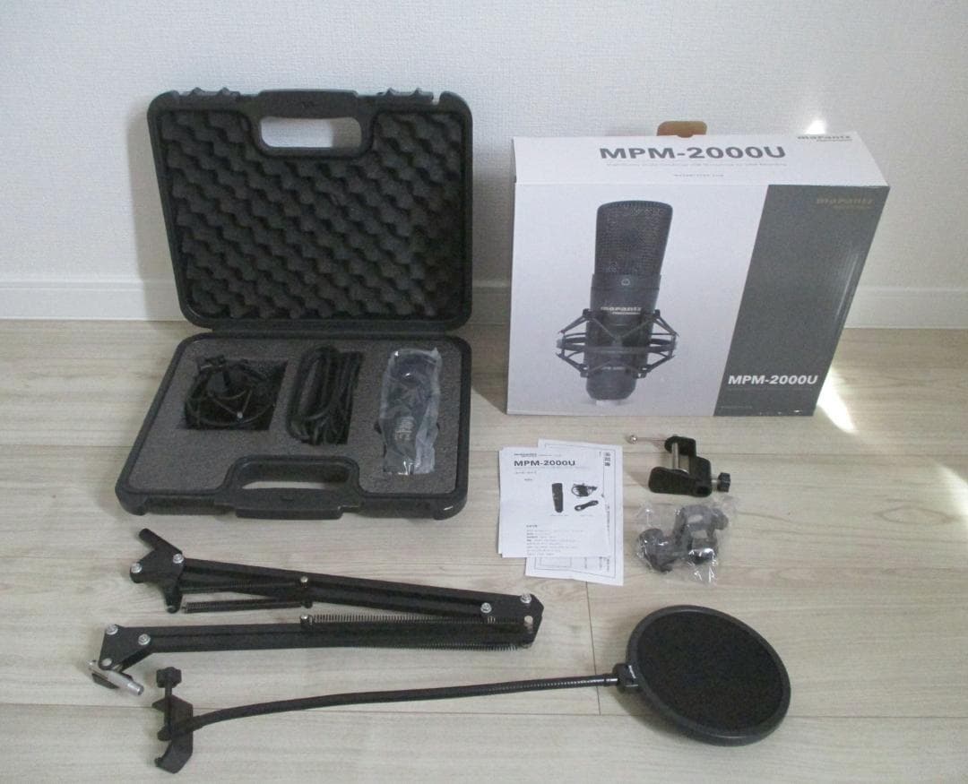 【未使用品】マランツプロ MPM2000U コンデンサーマイク スタンド セット