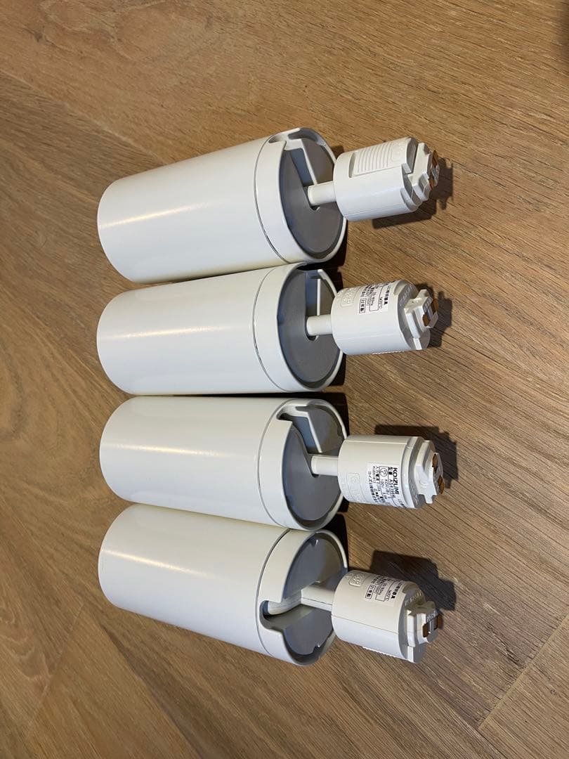 ホワイト スポットライト 4個セット