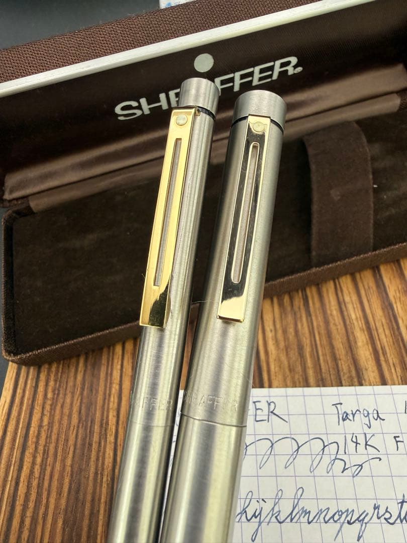 SHEAFFER 万年筆 タルガ 1001xg ボールペンセット