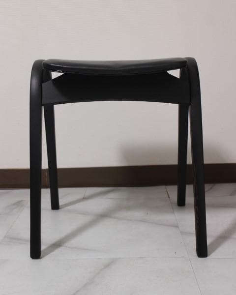 美品 秋田木工 スタッキング スツール チェア 椅子 曲木 ①