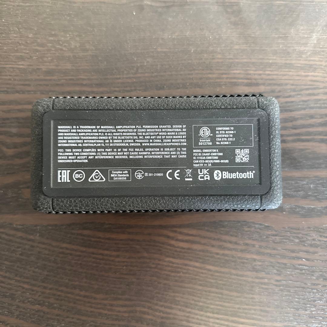 【なりくん】Marshall Emberton II ワイヤレススピーカー