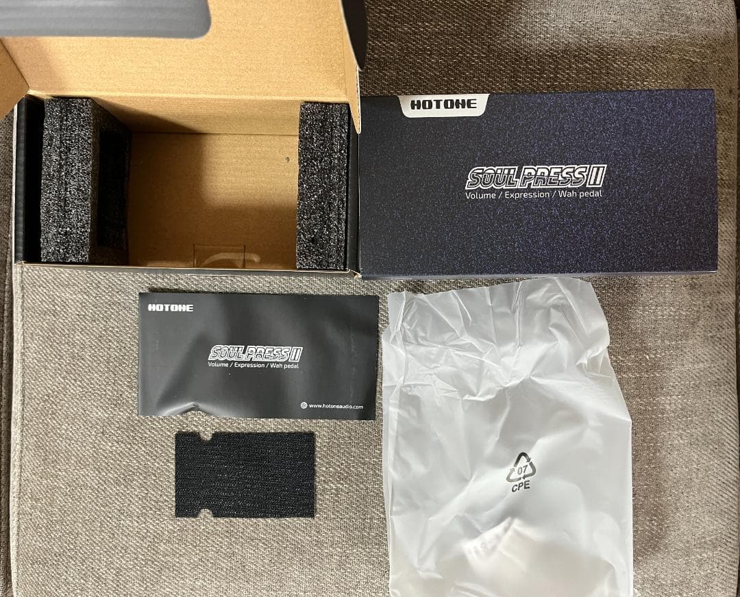 HOTONE SOUL PRESS II ボリューム/エクスプレッション/ワウ
