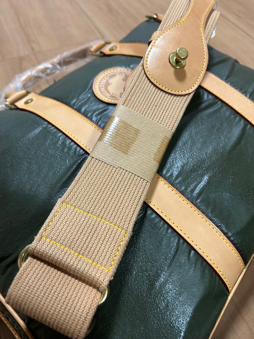 訳あり！！HUNTING WORLD グリーン ビジネスバッグ SPORTING