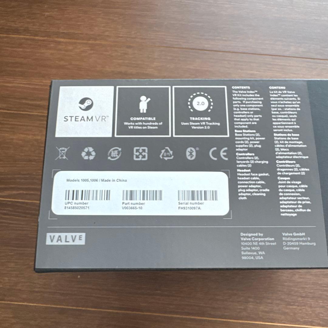 未開封新品 Valve Index コントローラー