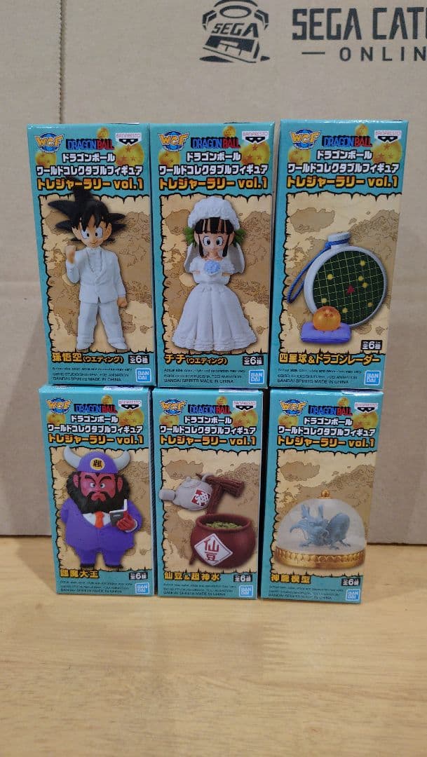 WCF トレジャーラリー 1 海外正規品 6点セット ドラゴンボール ワーコレ