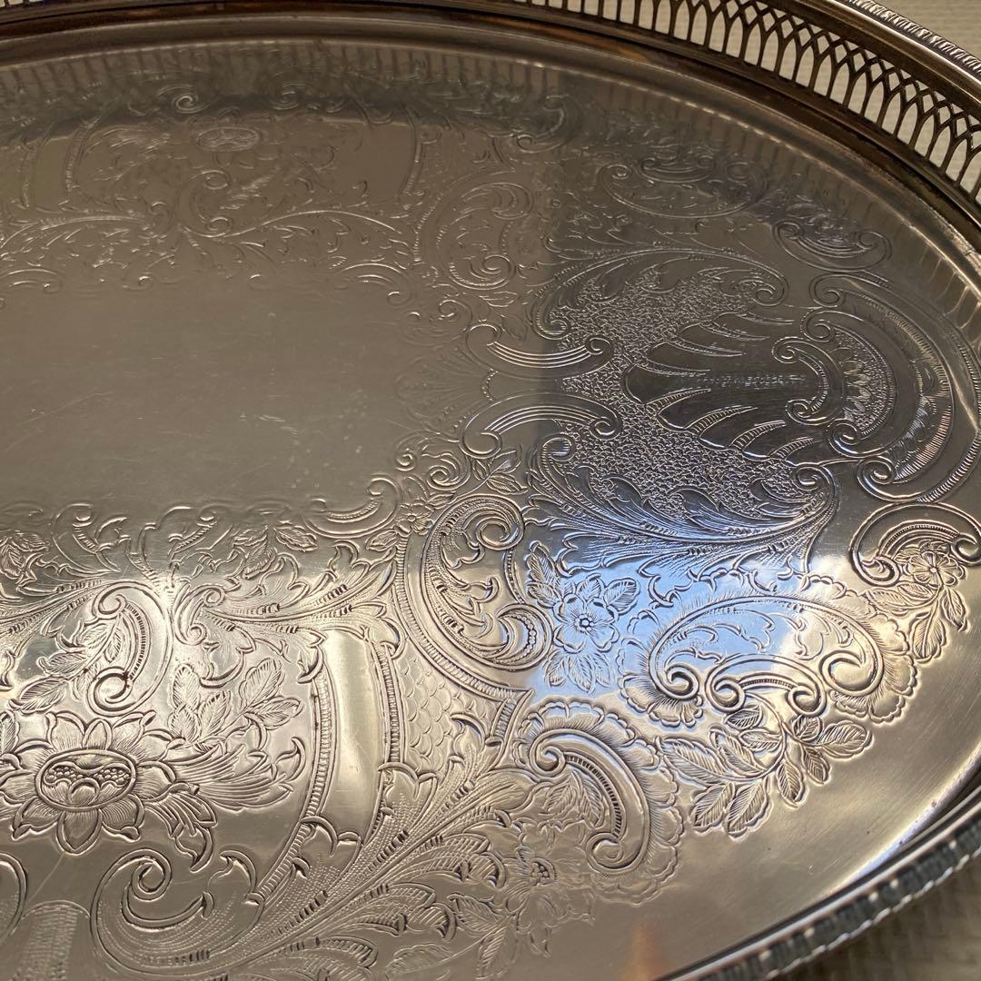 アンティーク　シルバープレート