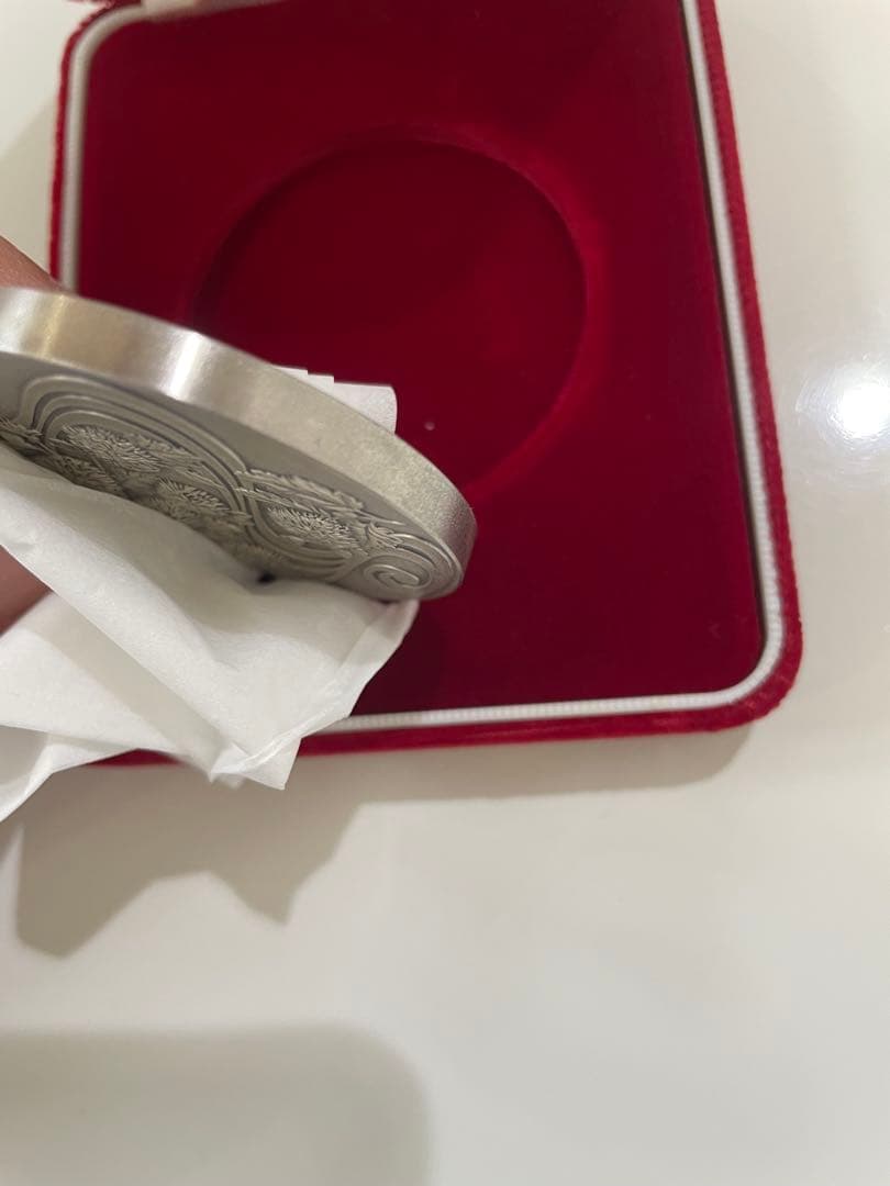 【希少レアモデル】造幣局製　天皇陛下御在位六十年 記念貨幣発行記念メダル