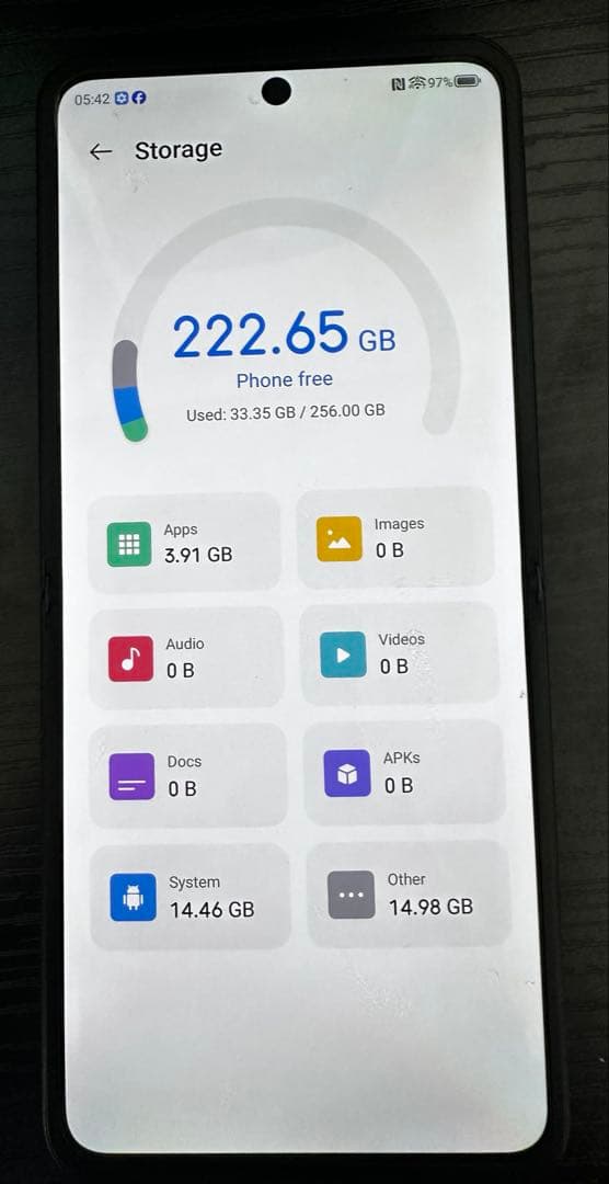 携帯電話本体 Nubia flip 5g