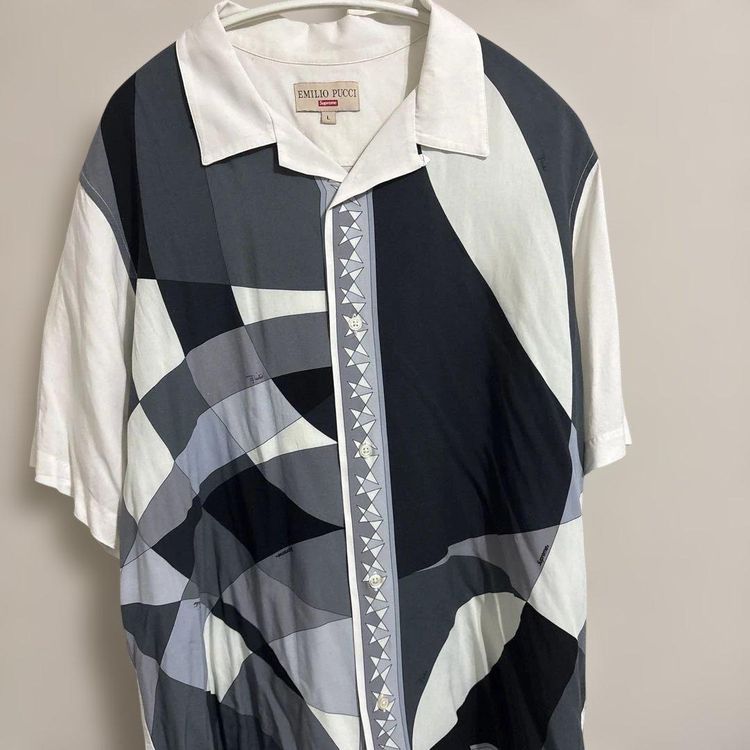 SUPREME 21SS × Emilio Pucci 総柄 半袖シャツ L