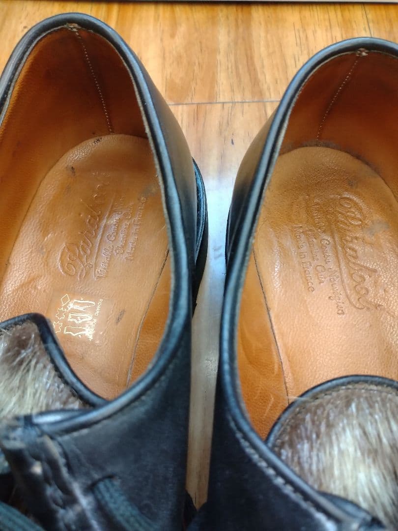 Paraboot モカシン 靴 レザー 毛皮