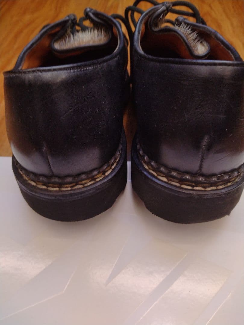 Paraboot モカシン 靴 レザー 毛皮