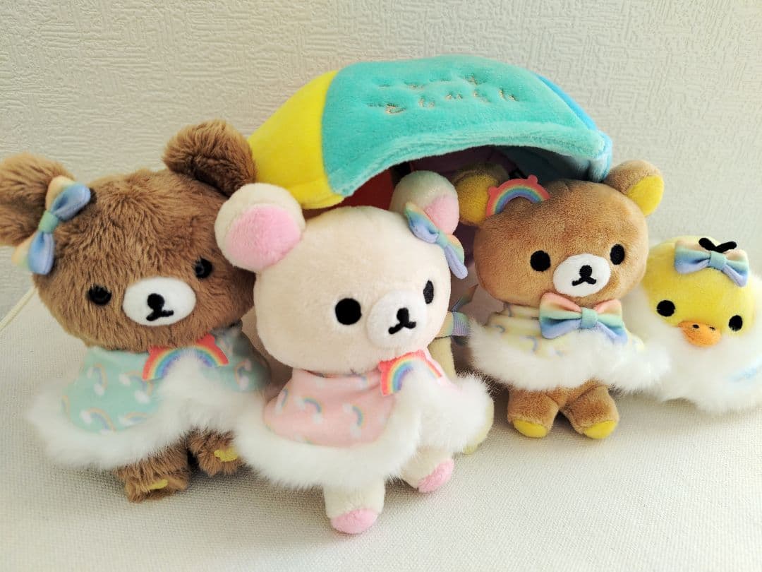 リラックマ　コリラックマ　キイロイトリ　こぐまちゃん　ぬいぐるみ