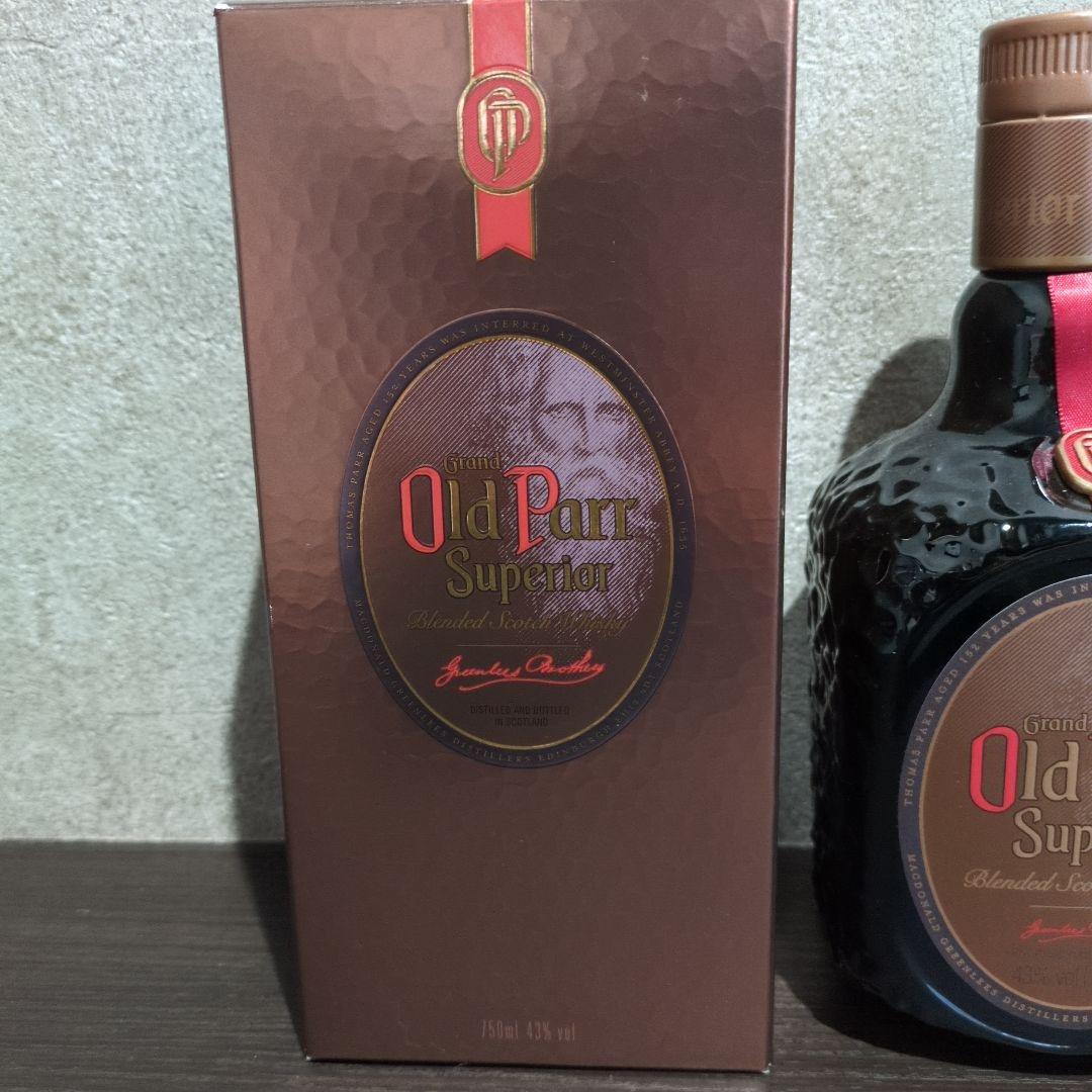 Old Parr Superior 750ml 箱入りウイスキー