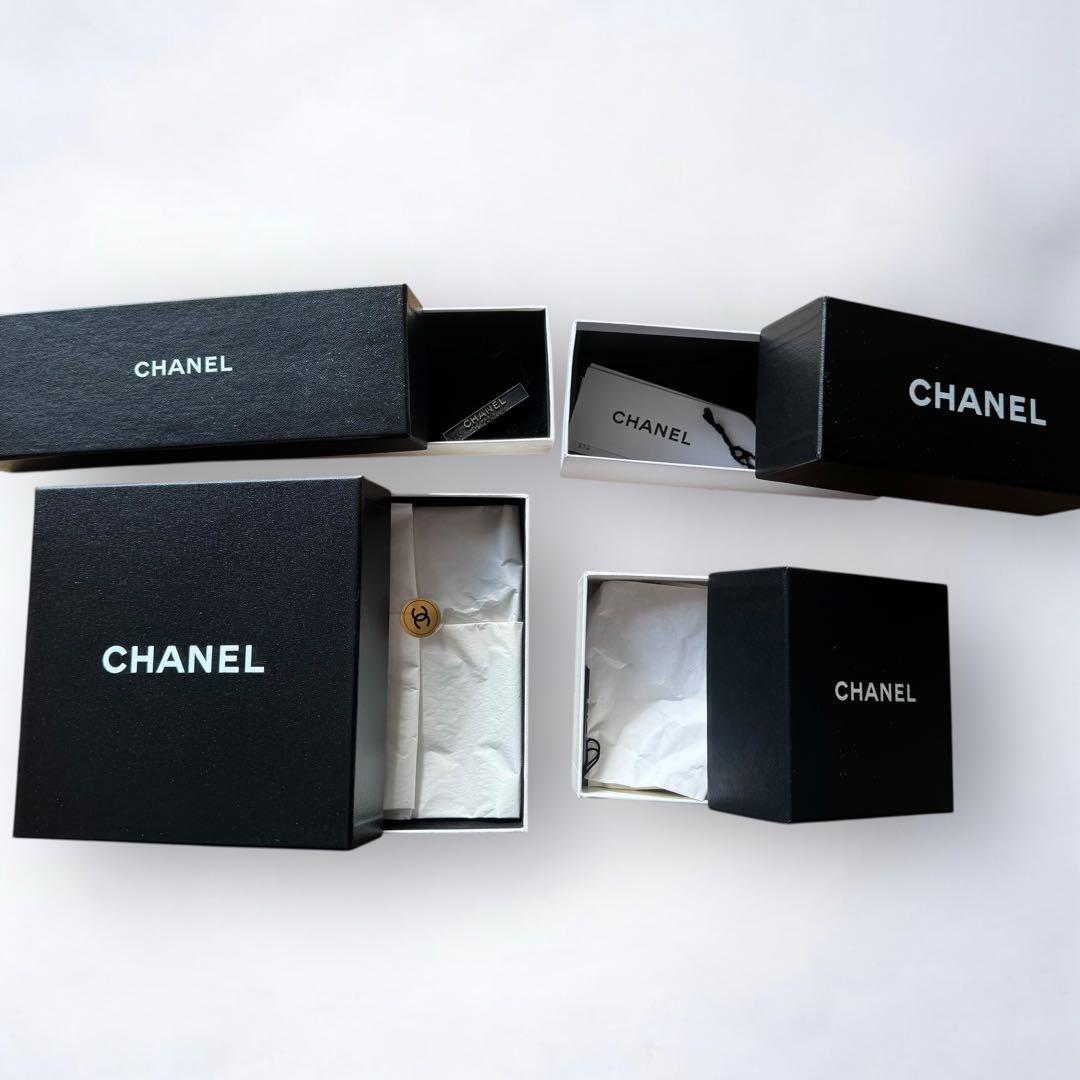 CHANEL 空箱 ギフトボックス セット 4個セット 付属品あり ブラック