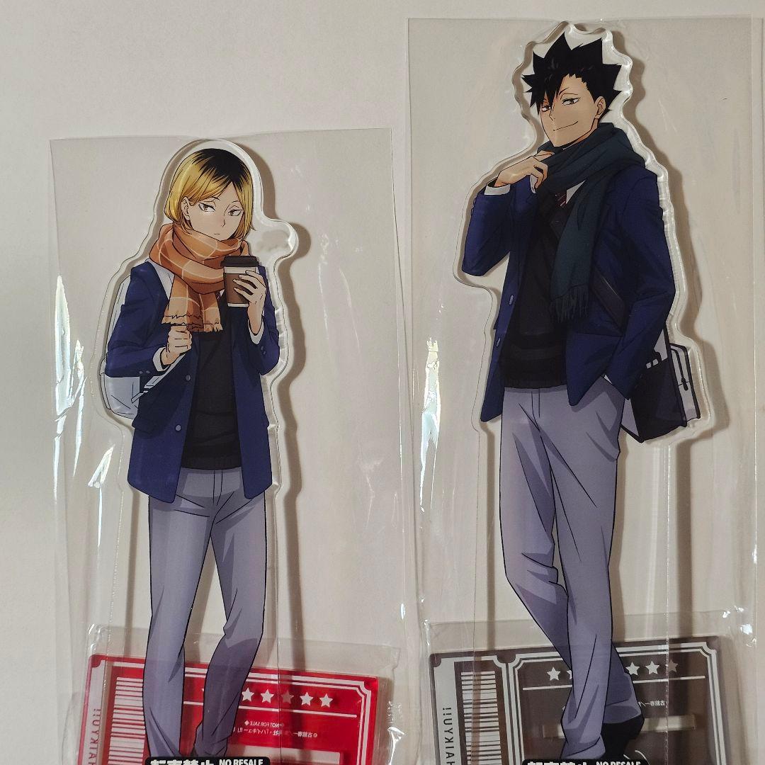 ハイキュー!!　コスモワールド　特大アクリルフィギュア　孤爪研磨　黒尾鉄朗　A賞