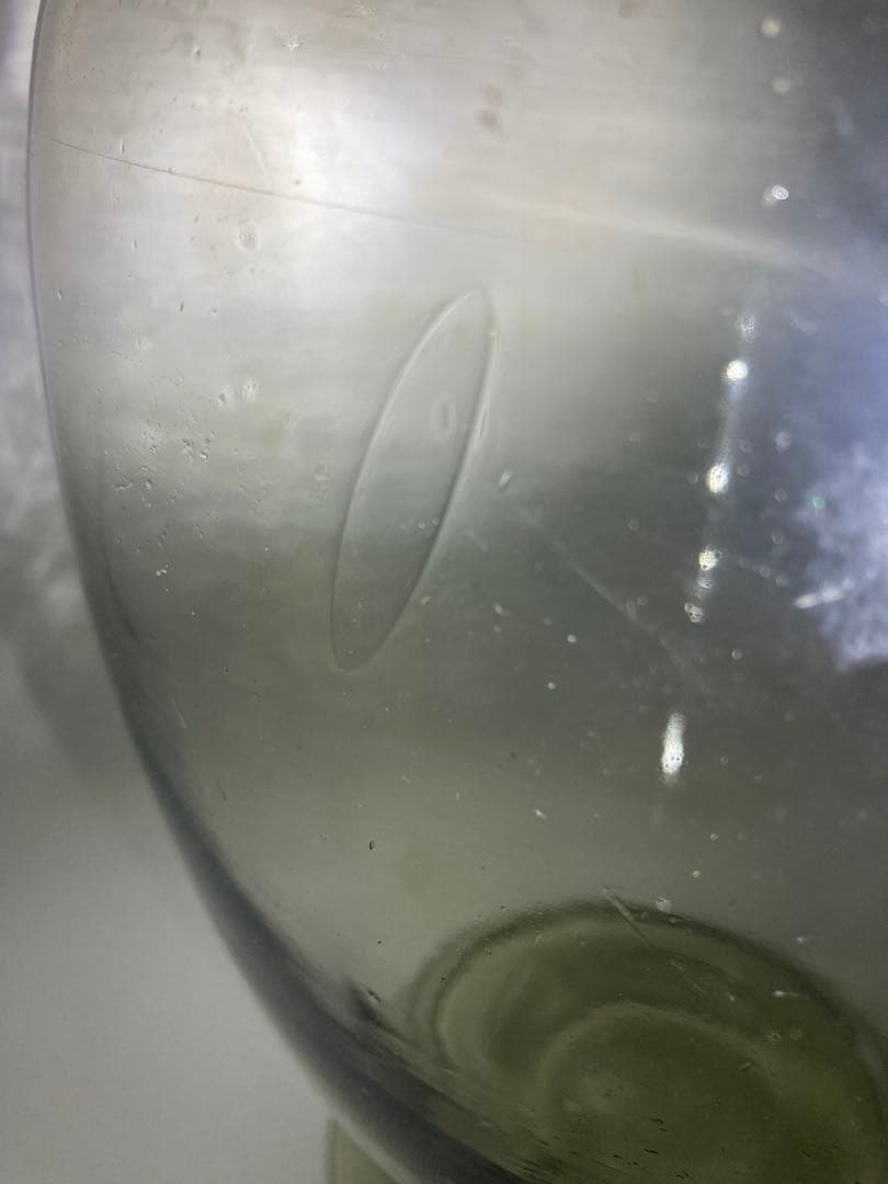 (美品◎送料込)地球瓶 菓子瓶 菓子びん ガラス 昭和レトロ アンティーク②