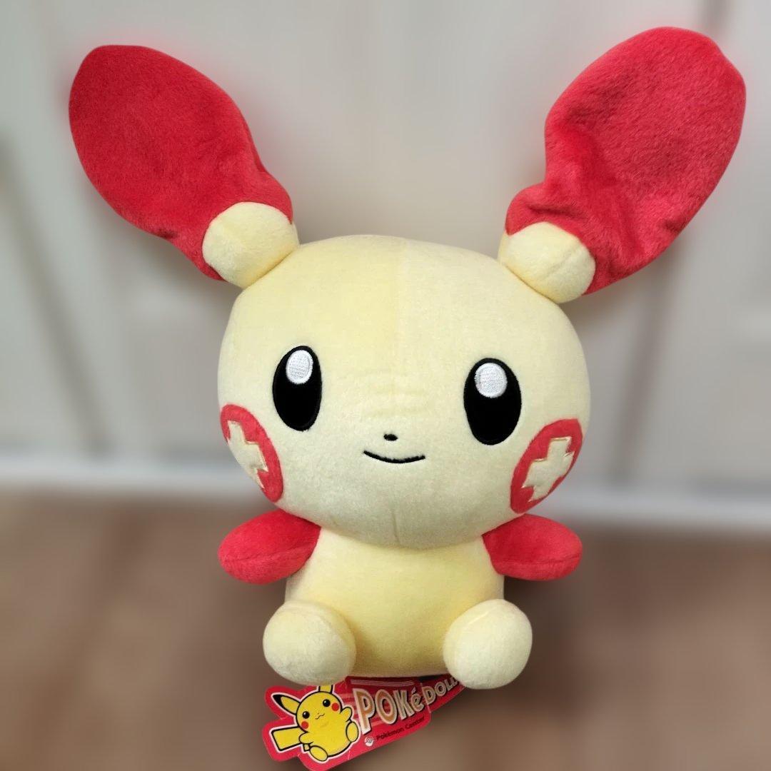 【紙タグ付】【12インチ ポケドール】プラスル＆マイナン ぬいぐるみ 2体セット