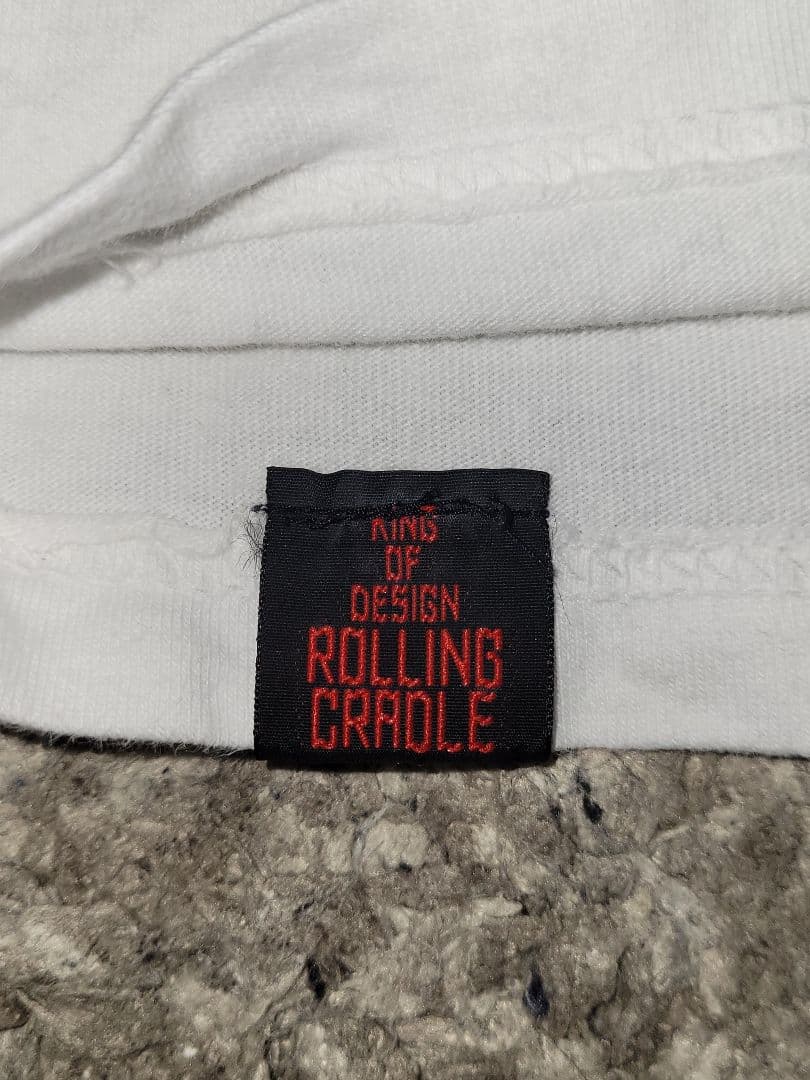 マキシマムザホルモン　メタルポーズＴシャツ(白x青) (黒)　L