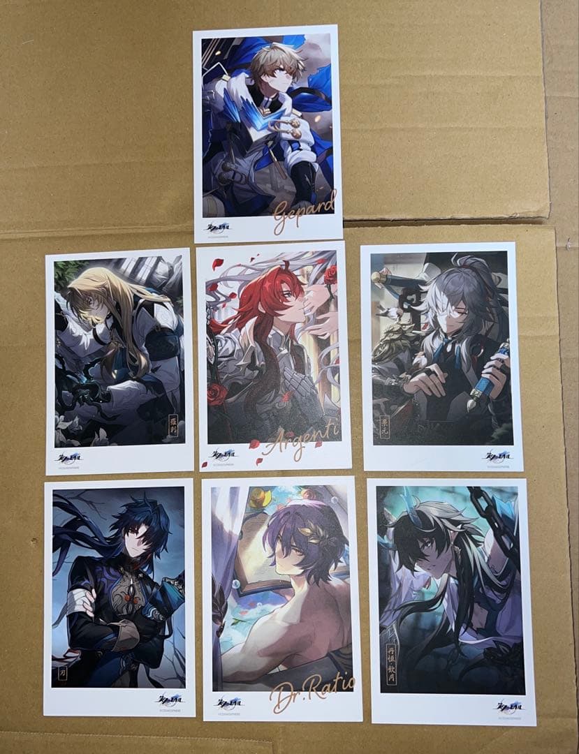 崩壊スターレイル 冬コミ C103 TGS 光円錐 ポストカード 7点セット