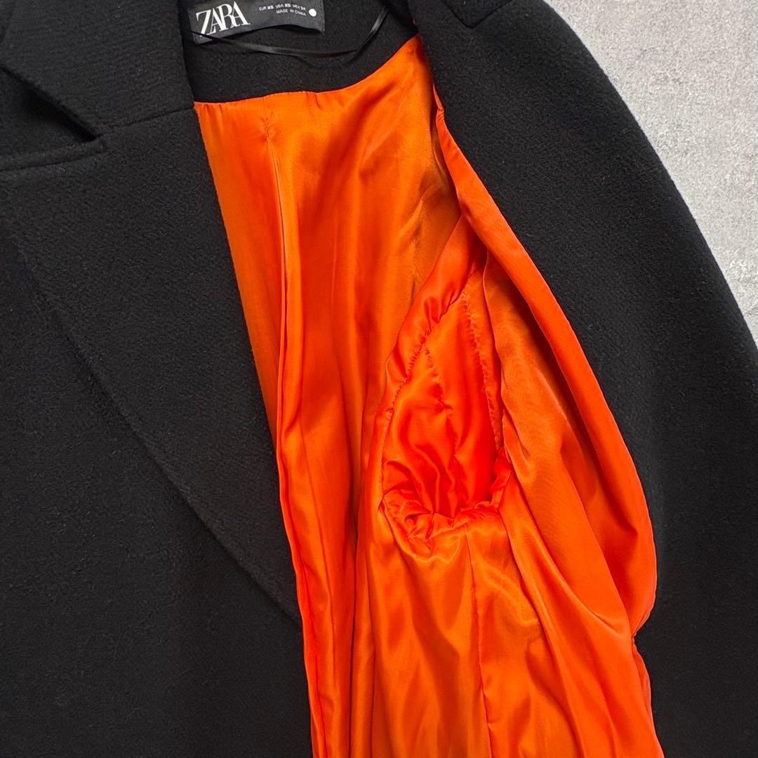 ZARA MA-1切替 マッチングボンバーコート 黒 XS オーバーサイズ