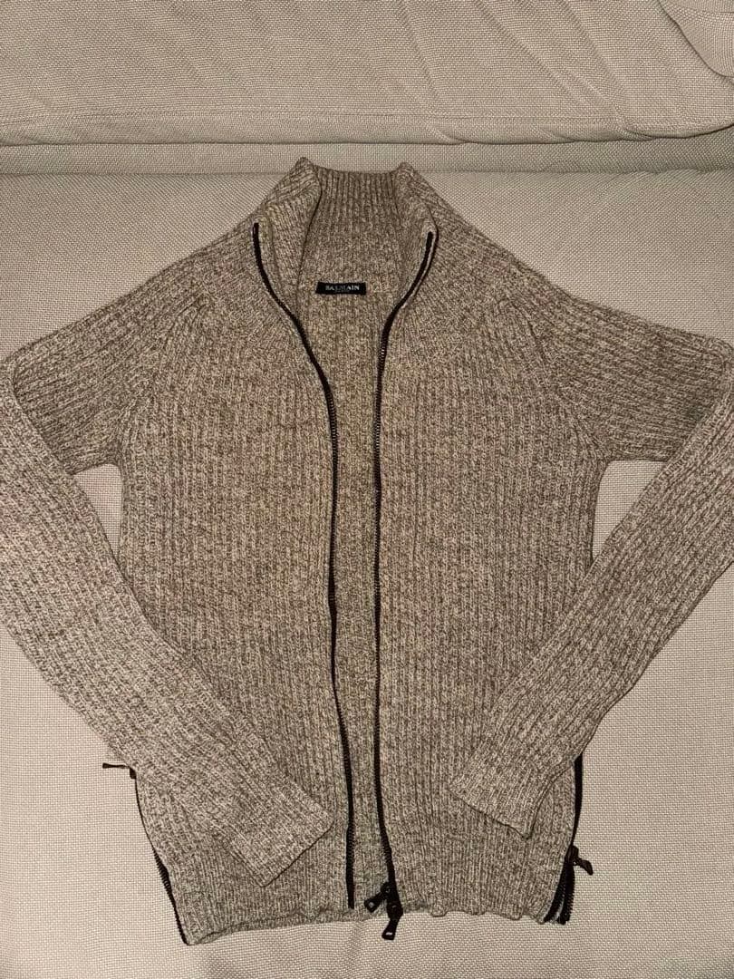 【引っ越し断捨離】バルマン　ハイゲージニットパーカー