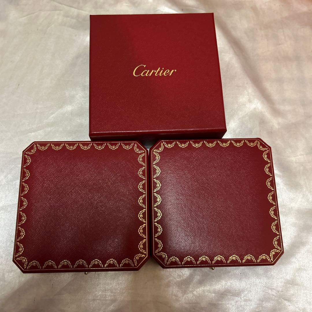 Cartier カルティエネックレスアクセサリー空箱2点セット