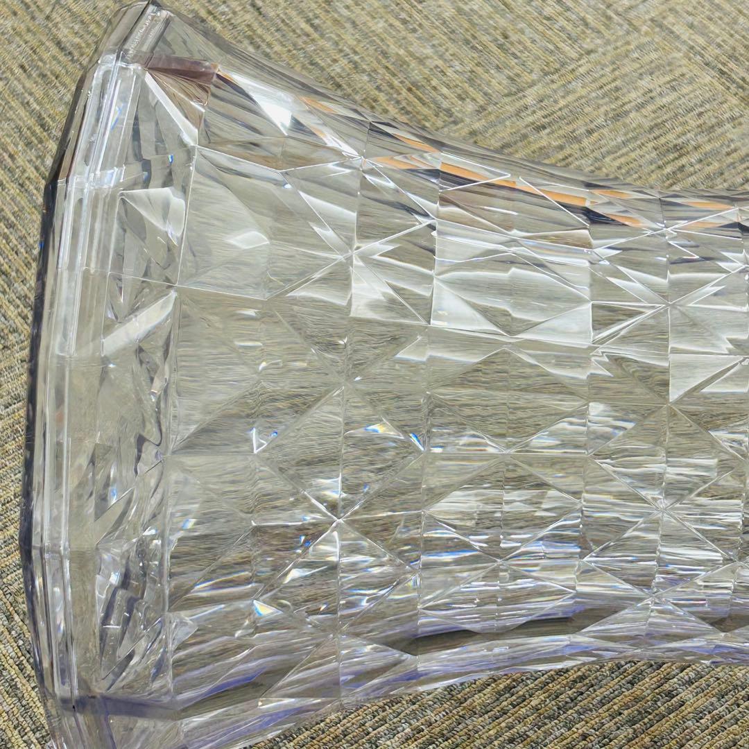 【良好】Kartell カルテル STONE ストーン スツール クリスタル①