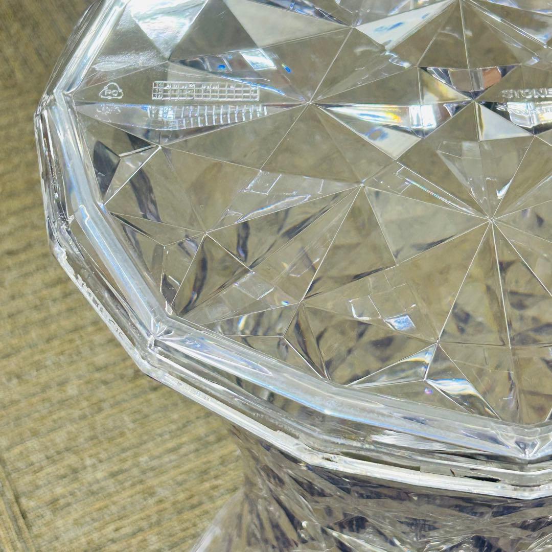 【良好】Kartell カルテル STONE ストーン スツール クリスタル①