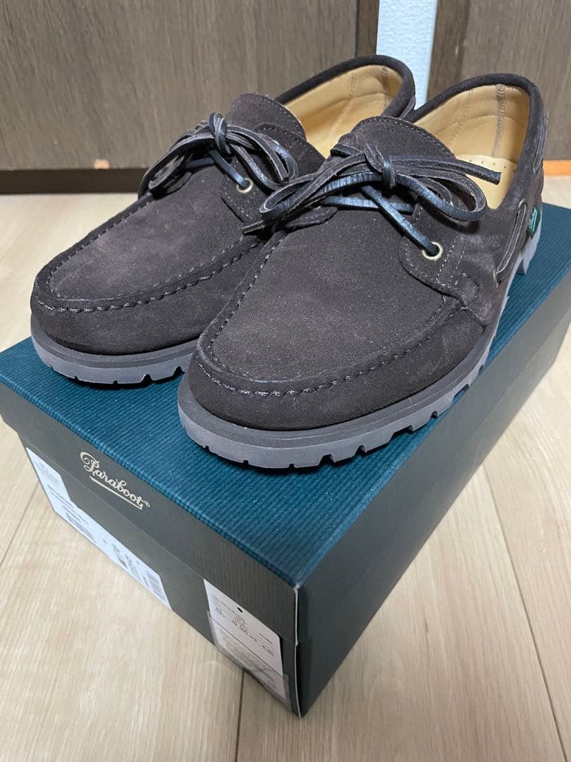 極美品★パラブーツ×アローズ 別注シューズ★コラボシューズ★ブラウンUK8