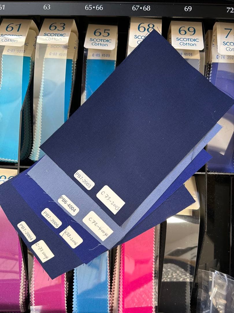 SCOTDIC スコットディックコットン色見本