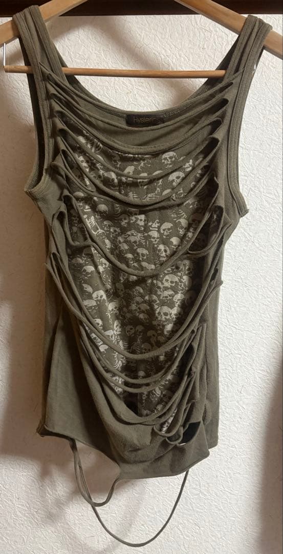 ヒステリックグラマー　hysteric スカル　タンクトップ　レア
