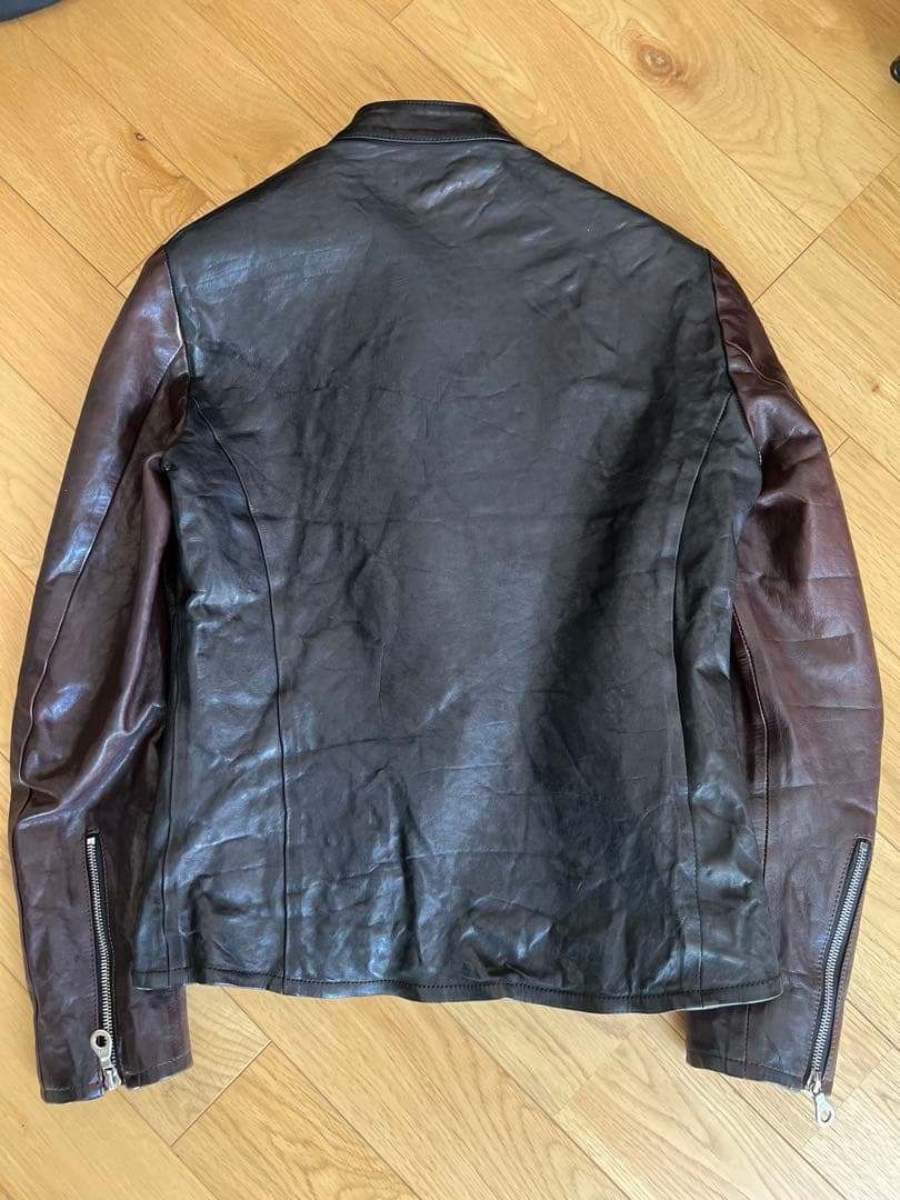 バックラッシュ/イタリアンショルダー/シングルライダース/sizeS/