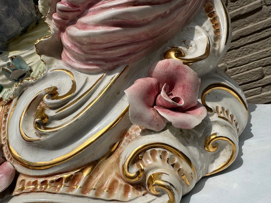 陶磁器人形 置物 フィギュリン 希少貴族　引き取り限定　茨城県古河市まで