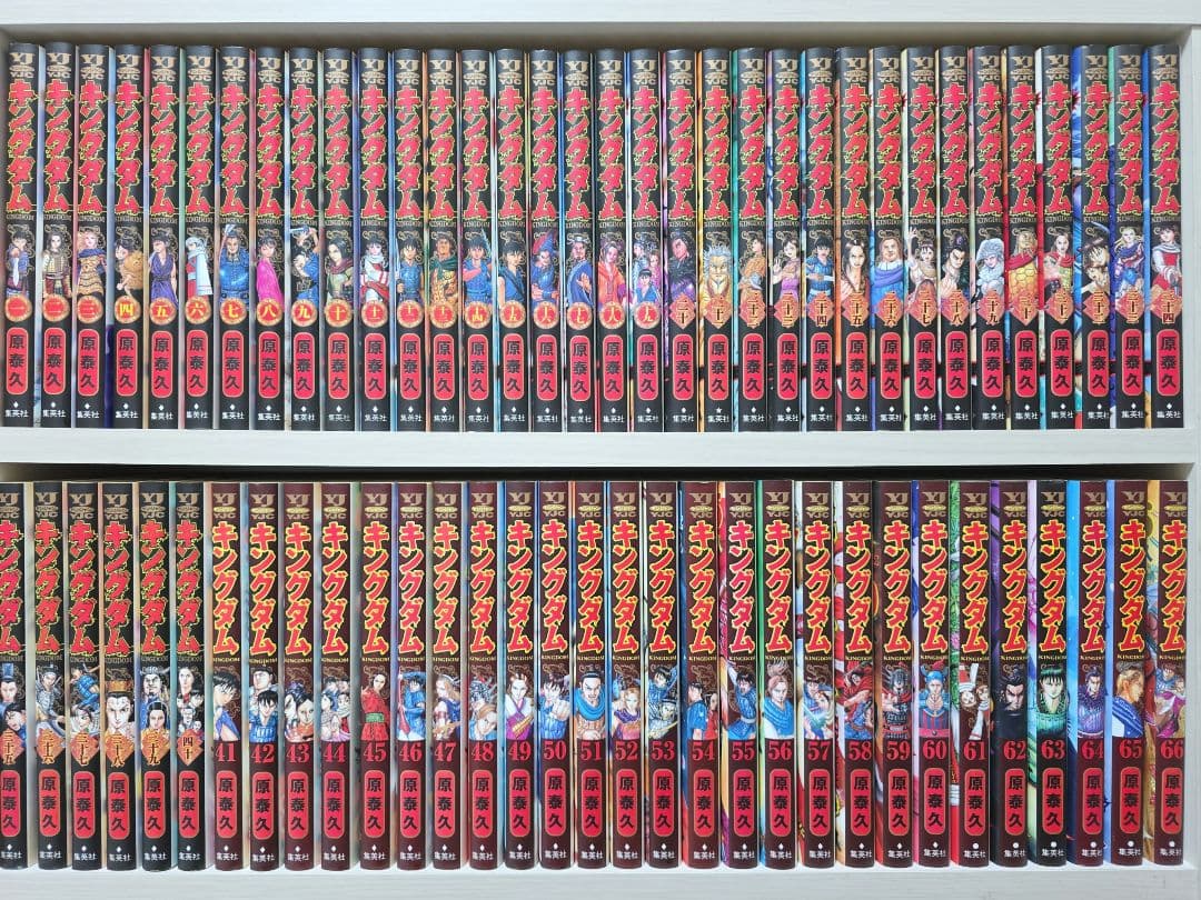 キングダム 既刊全巻1-77巻+関連本3冊/全巻簡易クリーニング済み/K01
