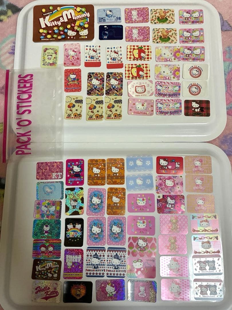 サンリオ　キティ　フレークシール　平成レトロ