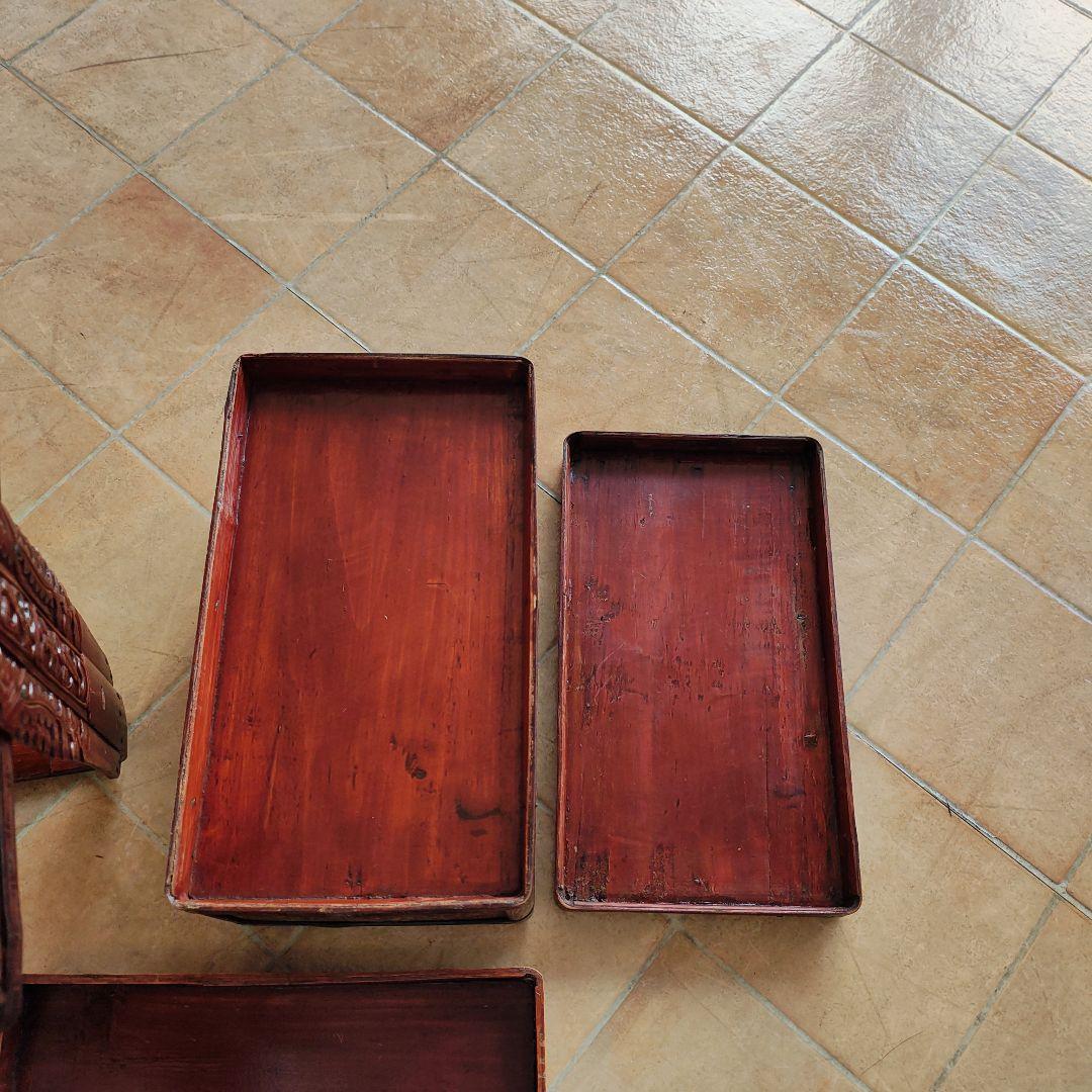 提藍（ていらん）　伝統的な日本の茶箱