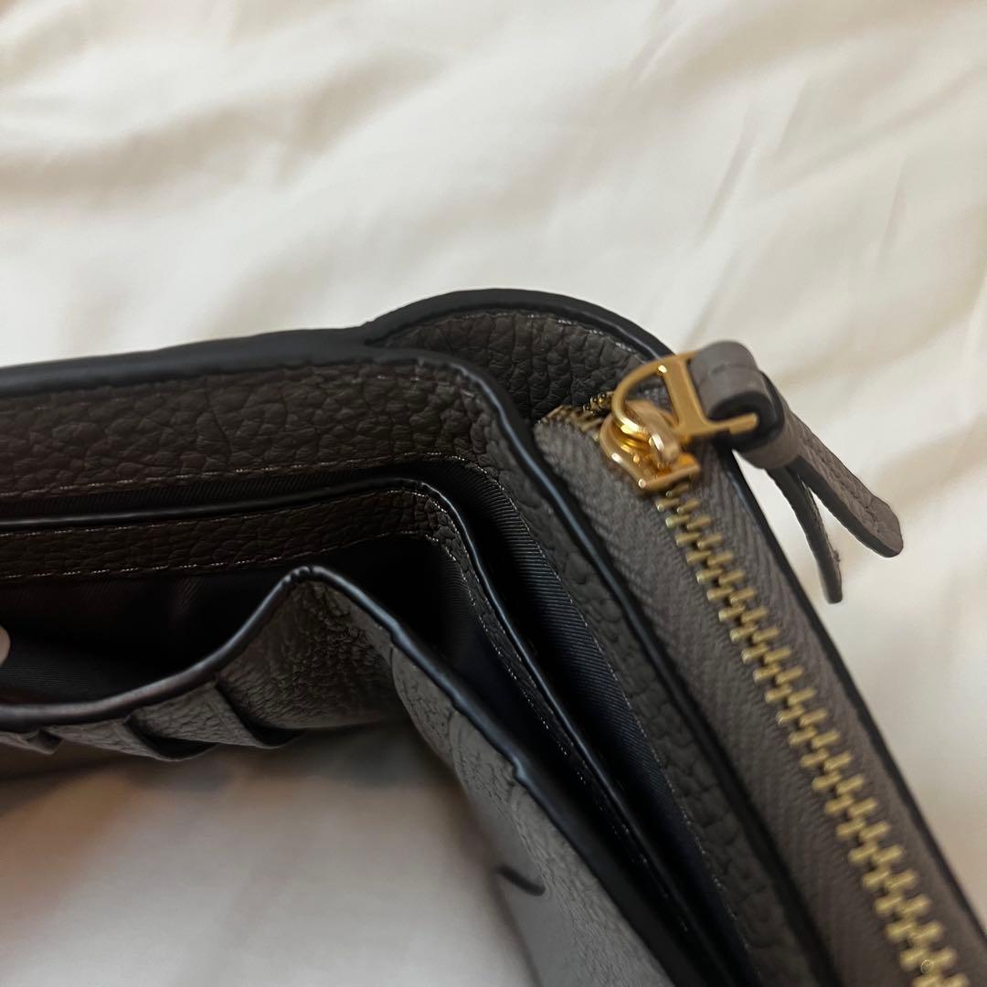 【お値下げしました！】TORY BURCH グレー 二つ折り財布