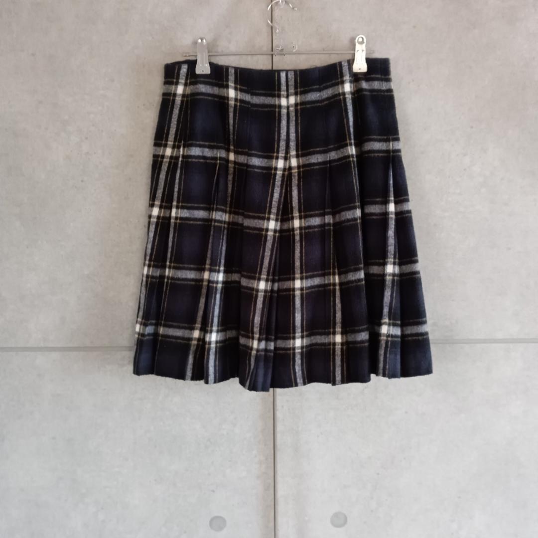 sacai luck サカイ プリーツ チェックスカート　日本製 X4184