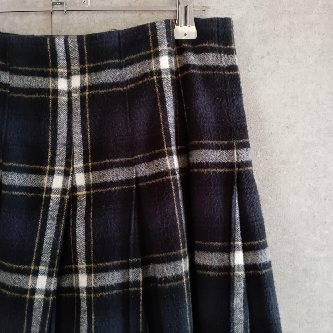 sacai luck サカイ プリーツ チェックスカート　日本製 X4184