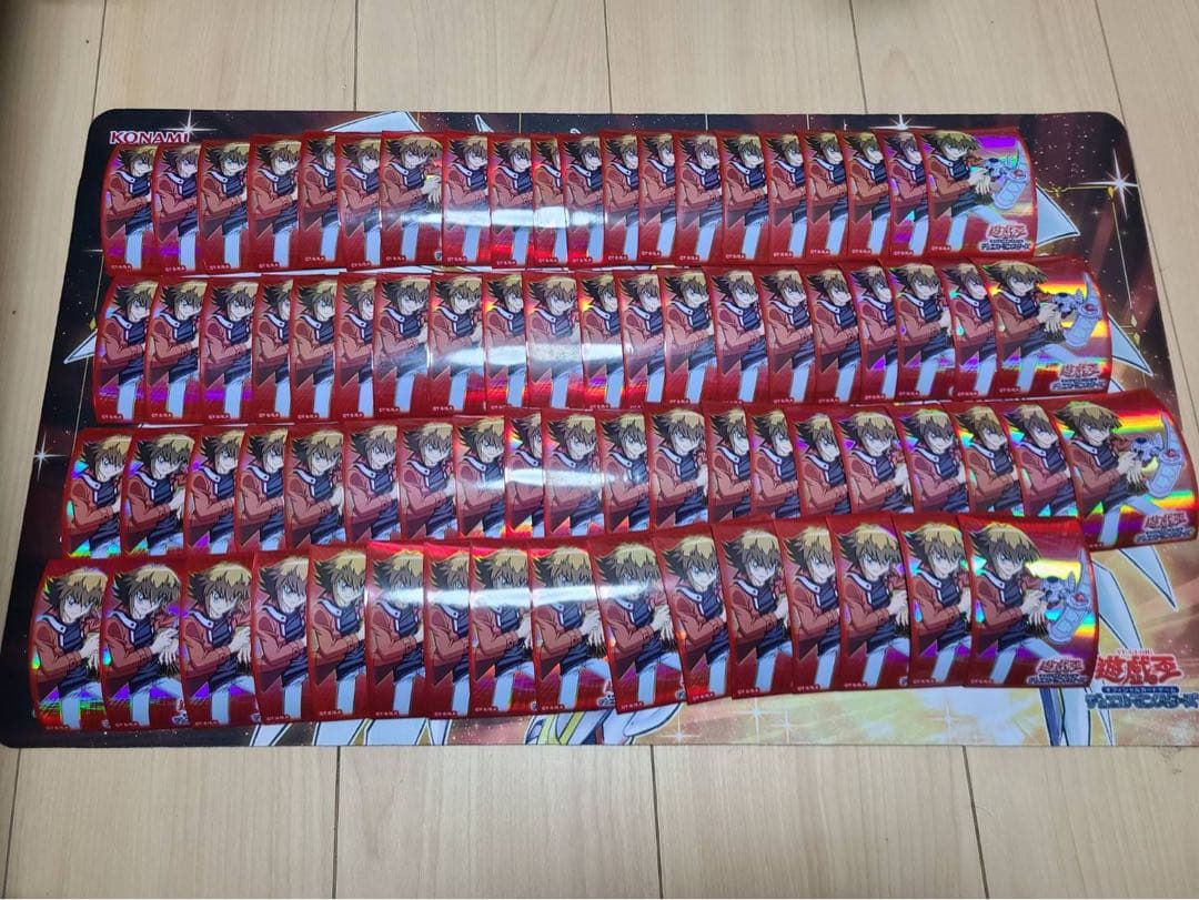 【傷みあり】遊戯王 遊城十代 スリーブ 76枚④