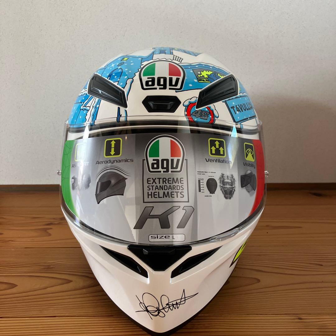 AGV フルフェイスヘルメット K1 ROSSI WINTER TEST2017