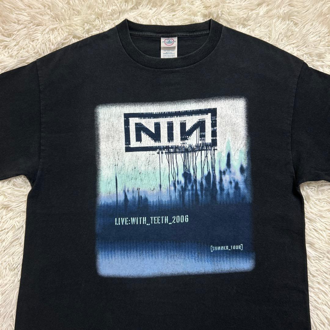00s NINE INCH NAILS with teeth Tシャツ L