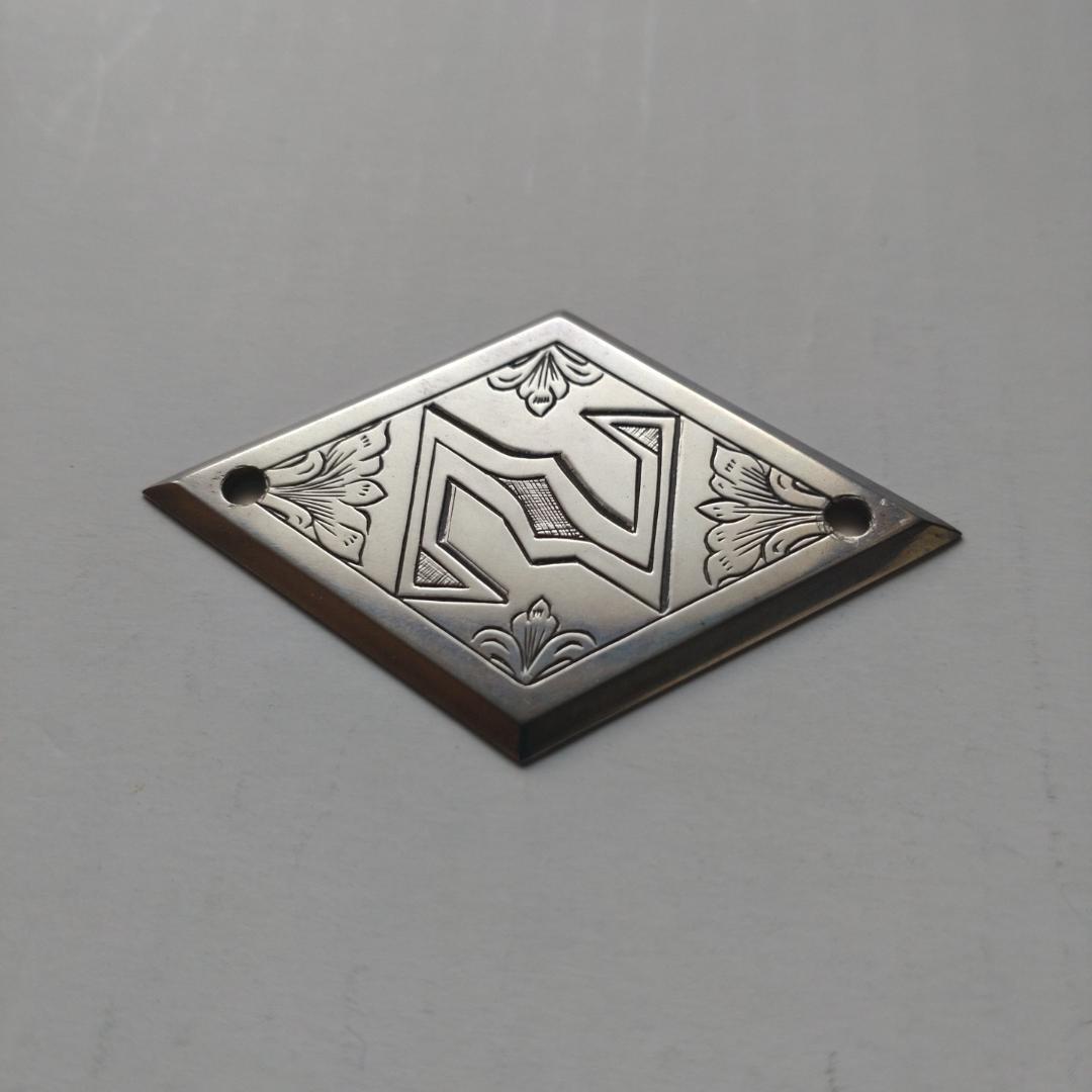 Greco ZEMAITIS 純銀製 ヘッドエンブレム / ヘッドプレート