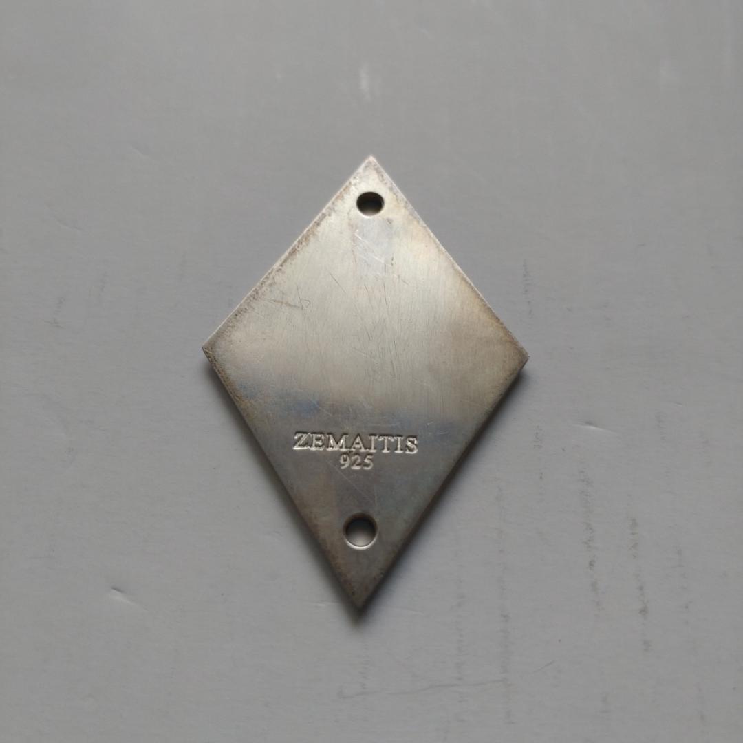 Greco ZEMAITIS 純銀製 ヘッドエンブレム / ヘッドプレート