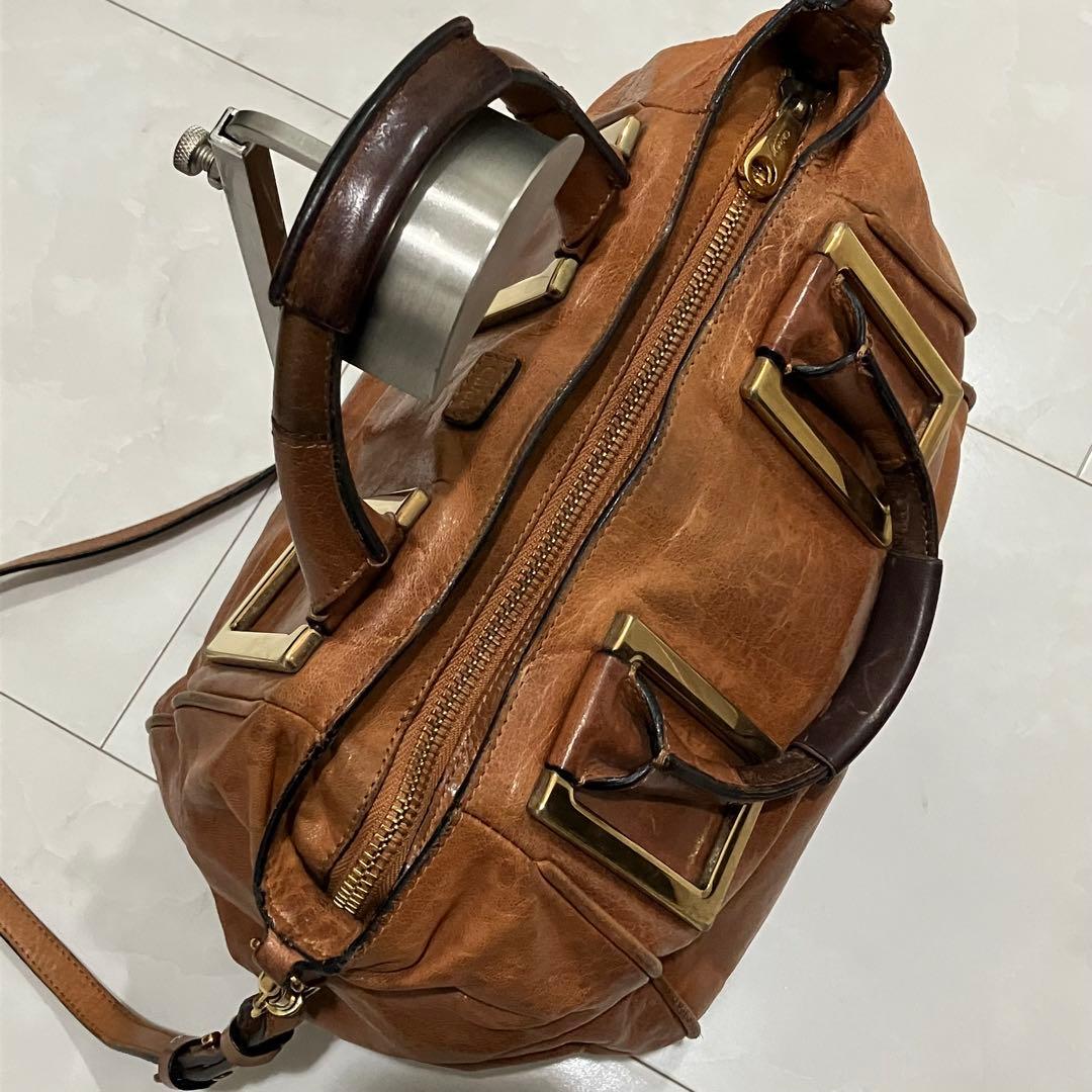 Chloe ETHEL クロエ エテル 2wayショルダーバッグ 本革 レザー