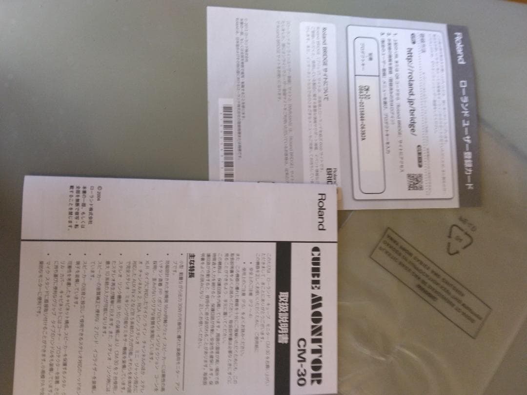 鍵盤楽器 Roland CUBE Monitor CM-30